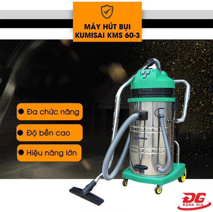 Model máy hút bụi Kumisai KMS 60-3 chính hãng