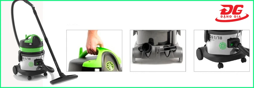 Thiết kế sản phẩm máy hút bụi GS 1/18 W&D gọn gàng, bền bỉ