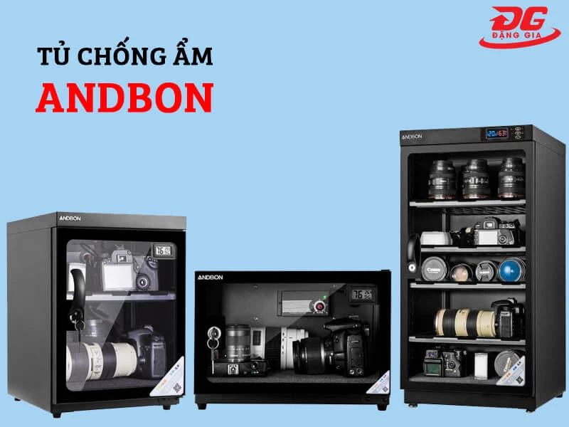 Tủ chống ẩm Andbon có khả năng kiểm soát ẩm ổn định, hiệu quả