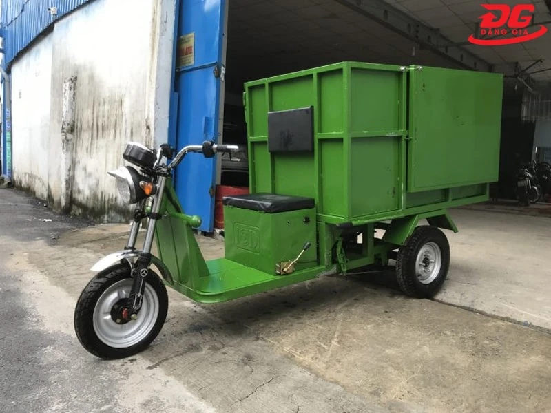 Xe gom rác ngõ nhỏ chạy điện 400L