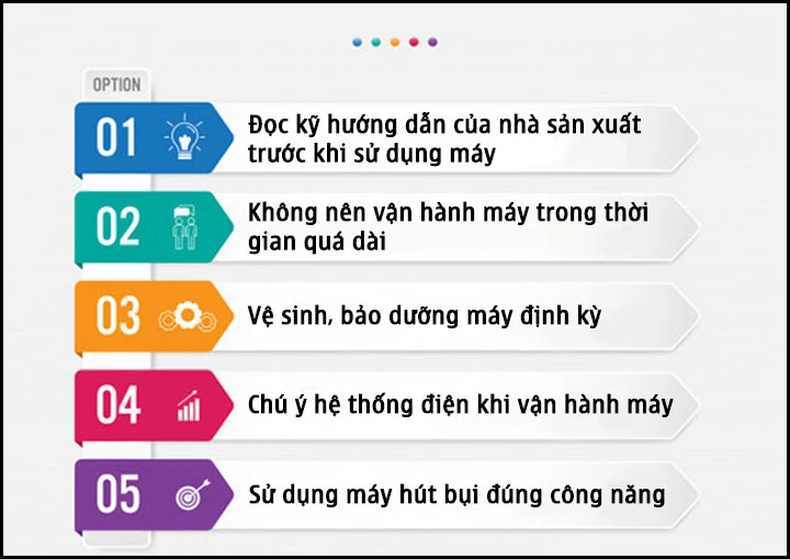 Một số lưu ý trong quá trình sử dụng máy hút bụi công nghiệp Palada PD 802J-3