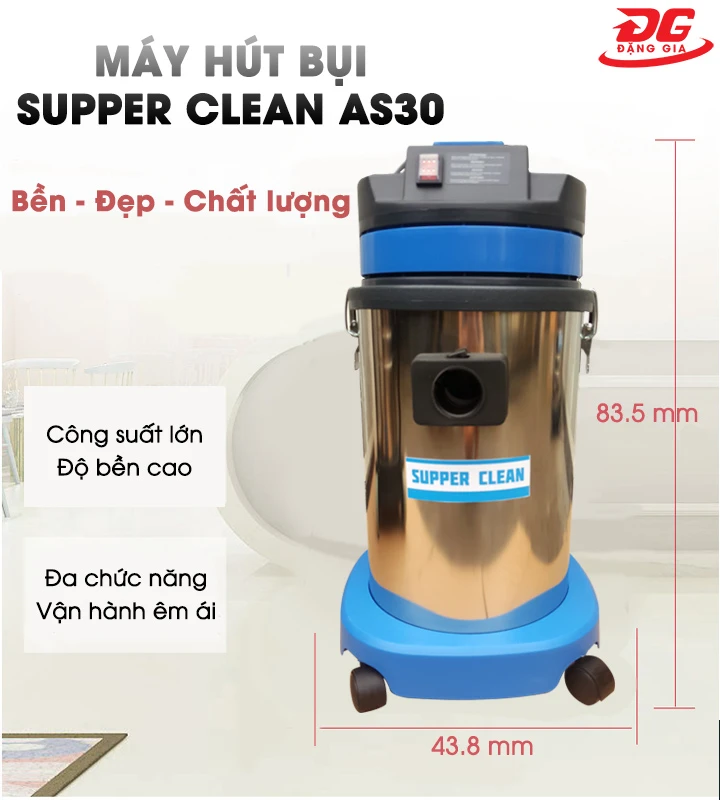 Máy hút bụi công nghiệp Supper Clean AS30 giá rẻ