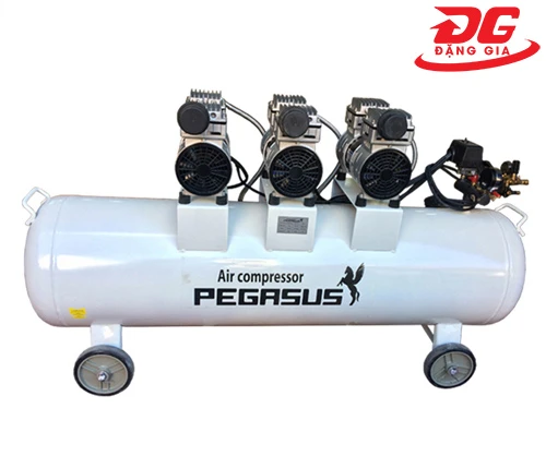 Hình ảnh sản phẩm Máy nén khí không dầu, giảm âm Pegasus TM-OF750x3-180L