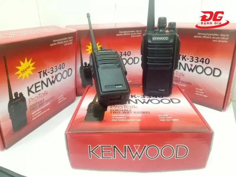 Mua bộ đàm cầm tay Kenwood TK 3340 chính hãng, tiết kiệm tới 26% chi phí tại Đặng Gia