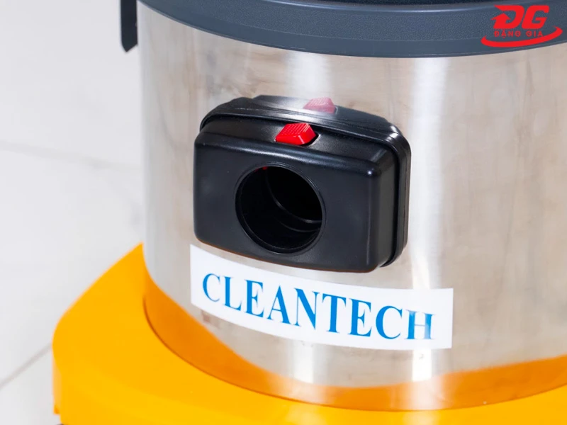 Vị trí lắp ống hút bụi của Máy hút bụi Clean Tech CT 115