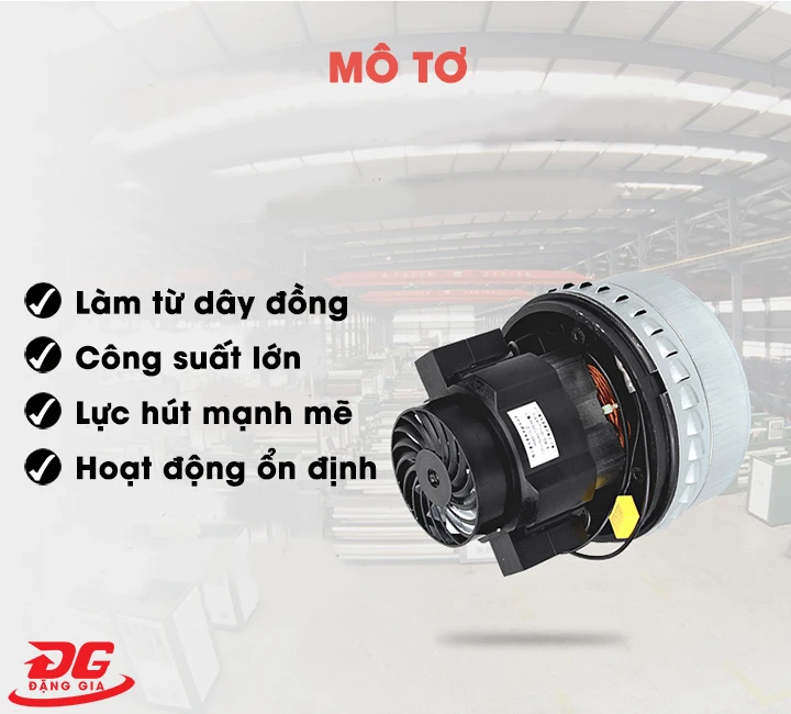 Máy hút bụi nước công nghiệp Supper Clean PD80H có độ bền rất cao