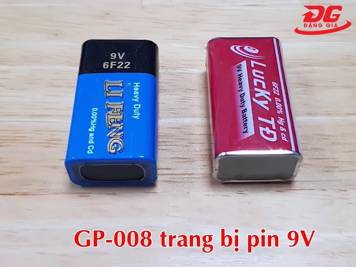 Pin máy dò tìm kim loại Super Wand GP 008