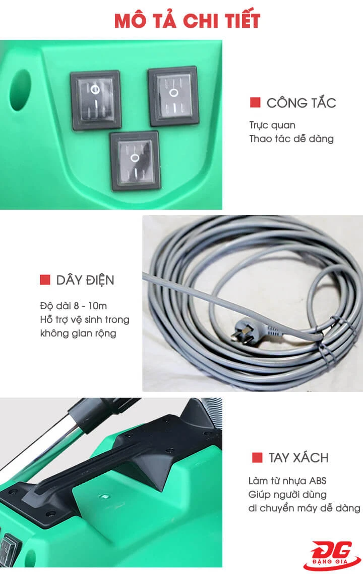 Máy hút bụi công nghiệp nhà xưởng Kumisai KMS802J-3