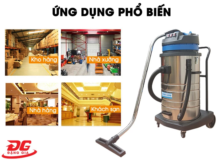 Sử dụng máy hút bụi công nghiệp Supper Clean SC80 hiệu quả