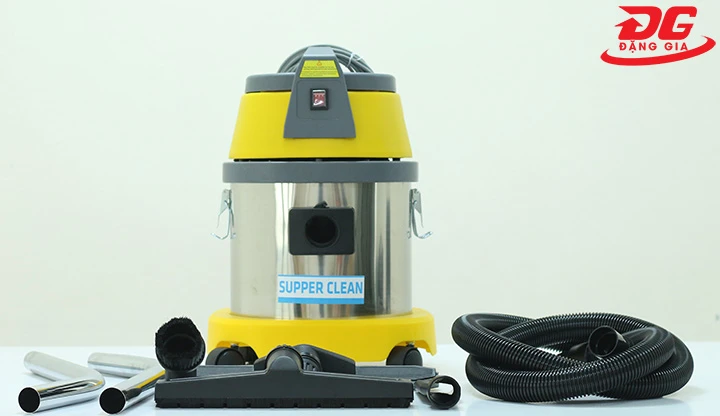 Máy hút bụi Supper Clean AS 15 đầy đủ các phụ kiện
