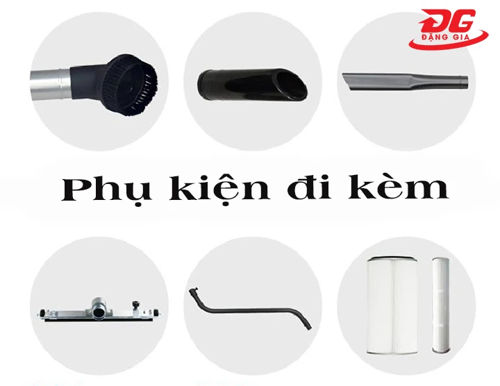 Phụ kiện máy hút bụi công nghiệp chạy acquy Kumisai KMS67