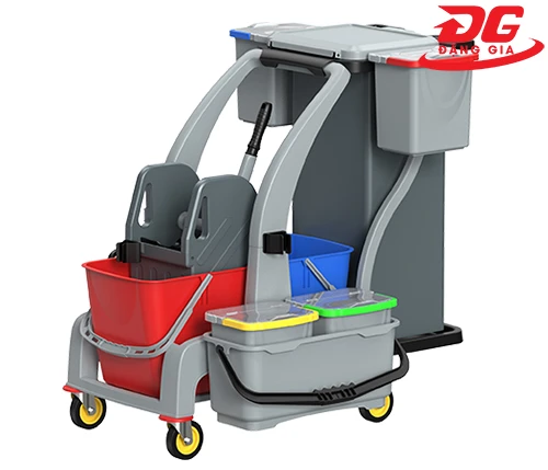 Hình ảnh sản phẩm Xe đẩy dọn vệ sinh Kumisai KMS AF08191E