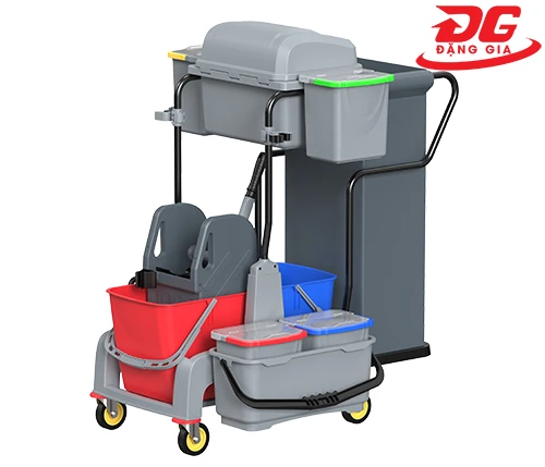 Hình ảnh sản phẩm Xe đẩy dọn vệ sinh Kumisai KMS AF08196A