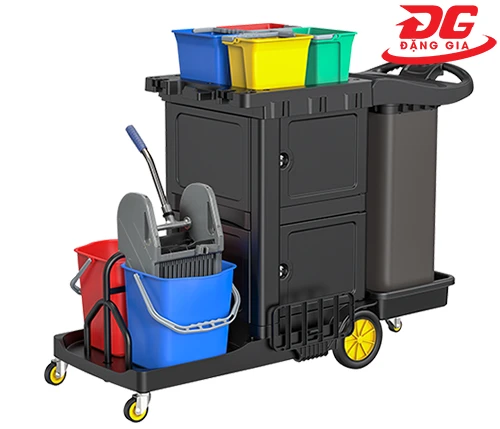 Hình ảnh sản phẩm Xe đẩy dọn vệ sinh Kumisai KMS AF08190H