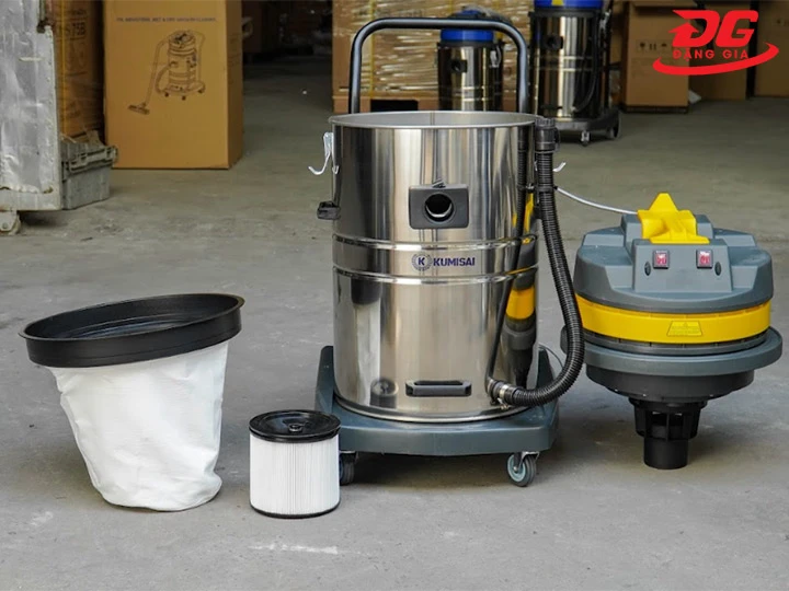 Máy hút bụi công nghiệp nhà xưởng Kumisai KMS60H HEPA