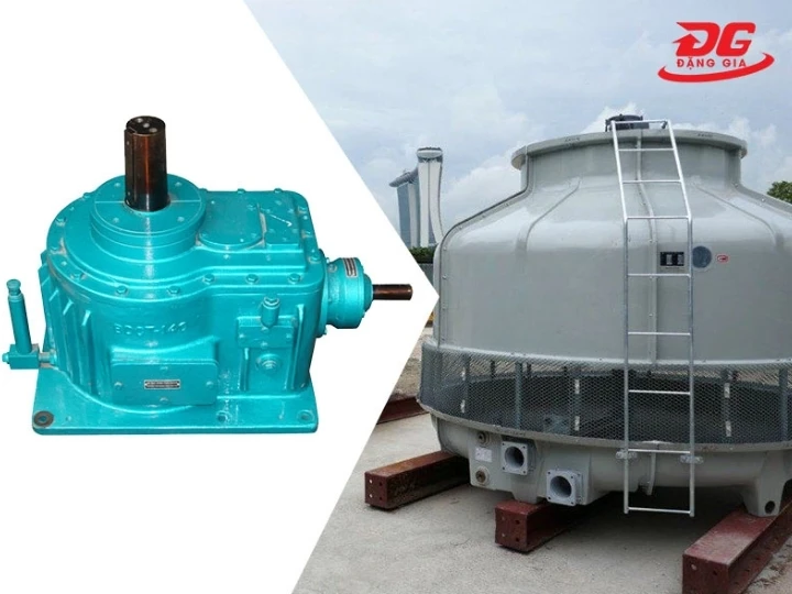 Cấu tạo và chức năng hộp giảm tốc tháp tản nhiệt