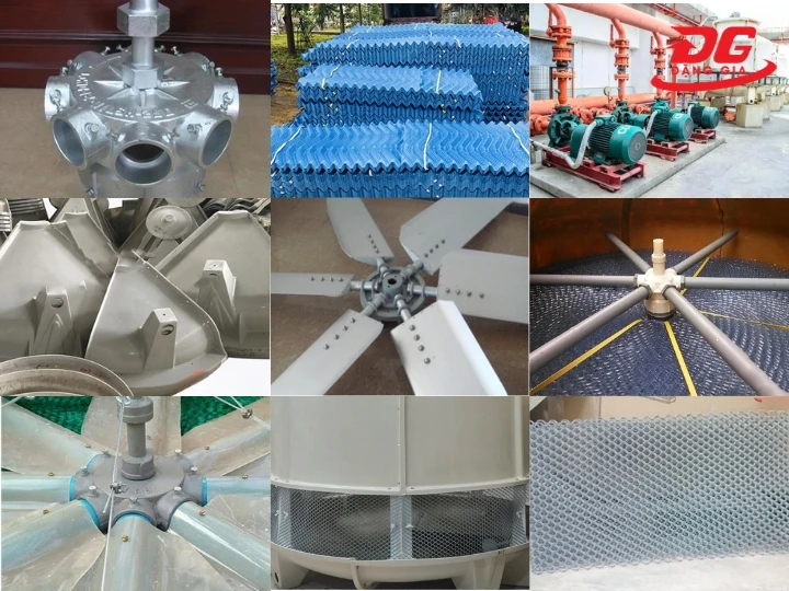 Tìm hiểu phụ kiện tháp giải nhiệt