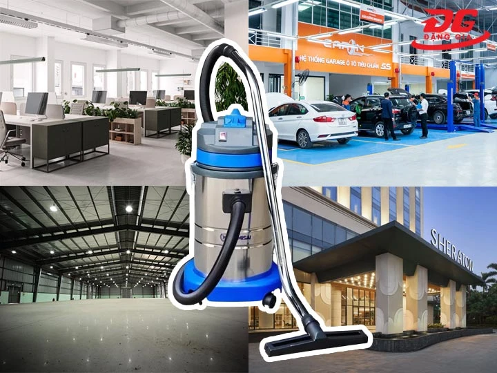 Ứng dụng của máy hút bụi Kumisai KMS40H HEPA