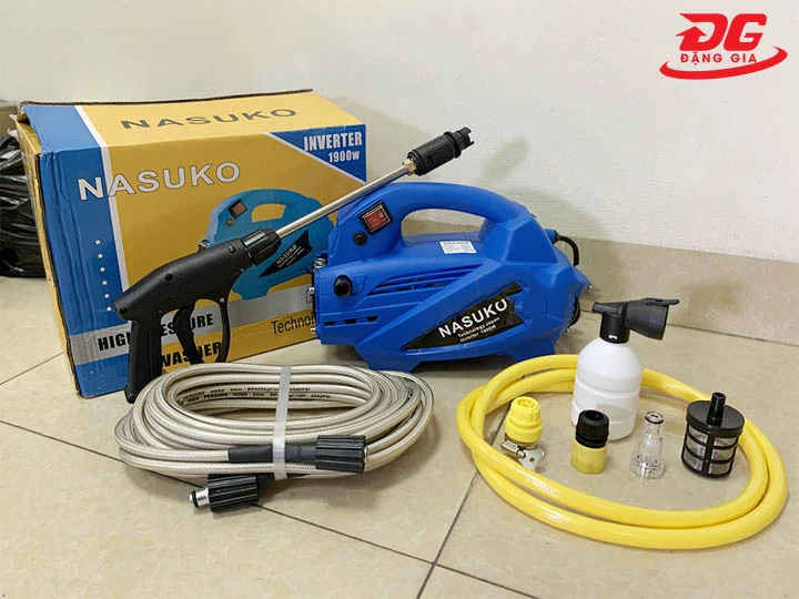 Máy rửa xe cao áp Nhật Bản thiết kế nhỏ gọn