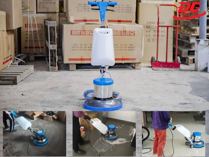 Ứng dụng máy chà sàn Kumisai KMS 522