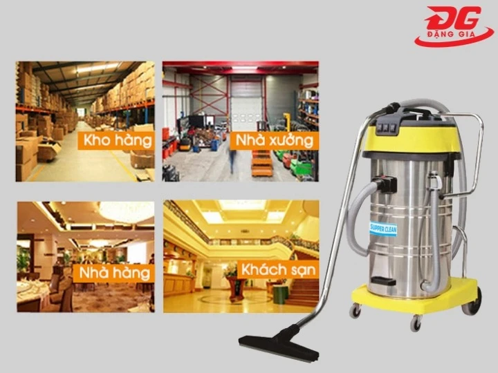 Ứng dụng máy hút bụi công nghiệp Supper Clean SC902J-3