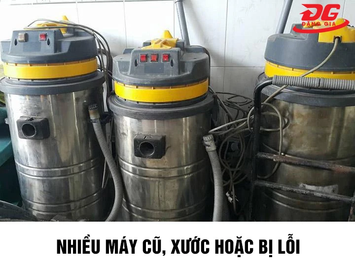 Thuê máy hút bụi công nghiệp cũ có tốt không