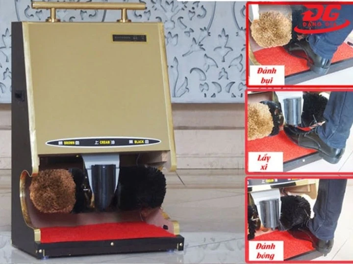 Máy đánh giày Sico M1 sử dụng đơn giản