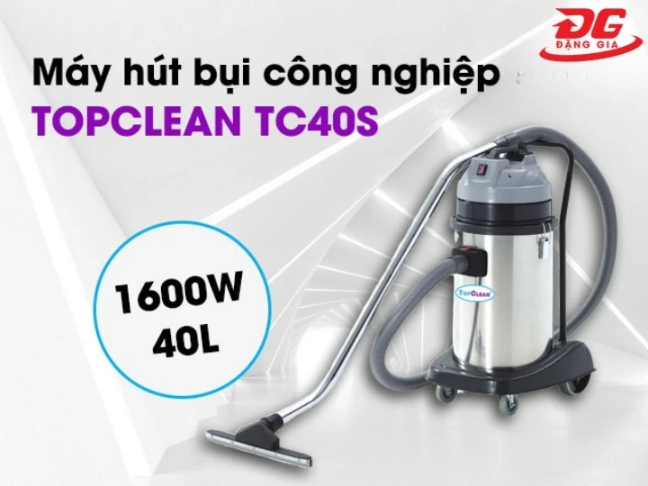 Máy hút bụi hút nước TopClean TC 40S chính hãng