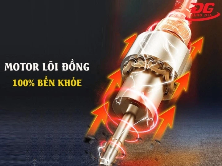 Motor máy hút bụi công suất lớn Clean Tech CT 270Y khỏe