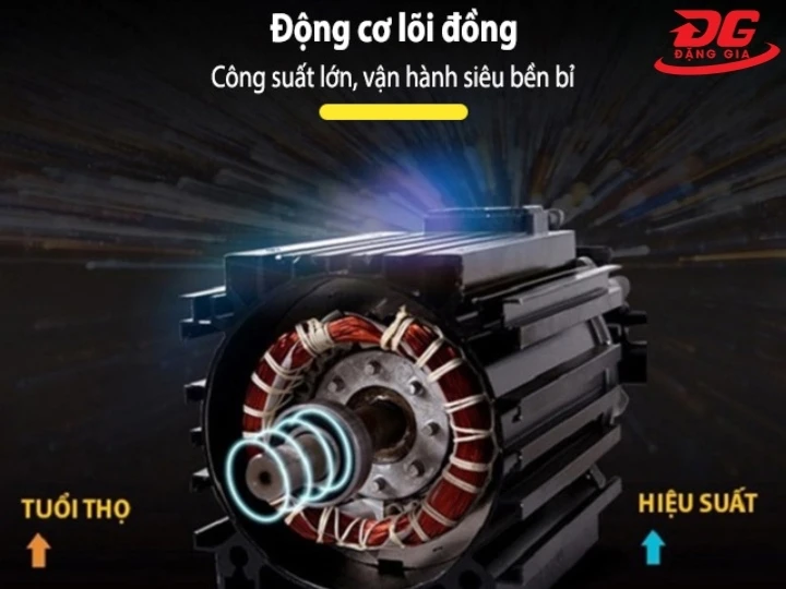 Động cơ lõi đồng Liang Chi LBC-800RT bền bỉ