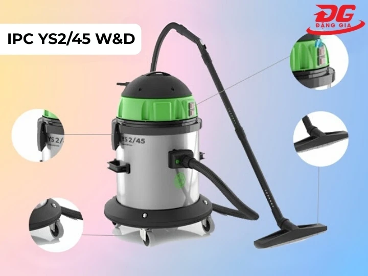 Máy hút bụi khô ướt IPC YS2/45 W&D chính hãng