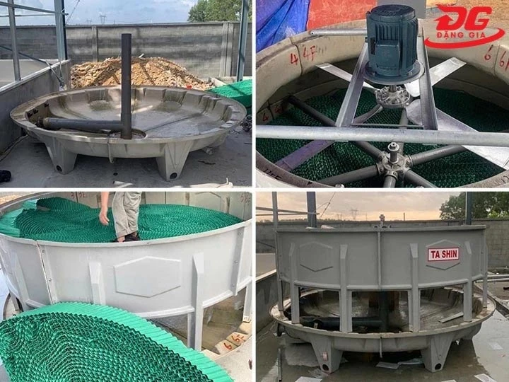 kết cấu của tháp làm mát nước TASHIN TSC 100RT