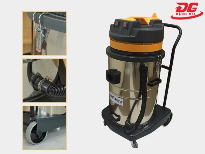 Máy hút bụi công nghiệp Clean Tech CT380 thiết kế hiện đại