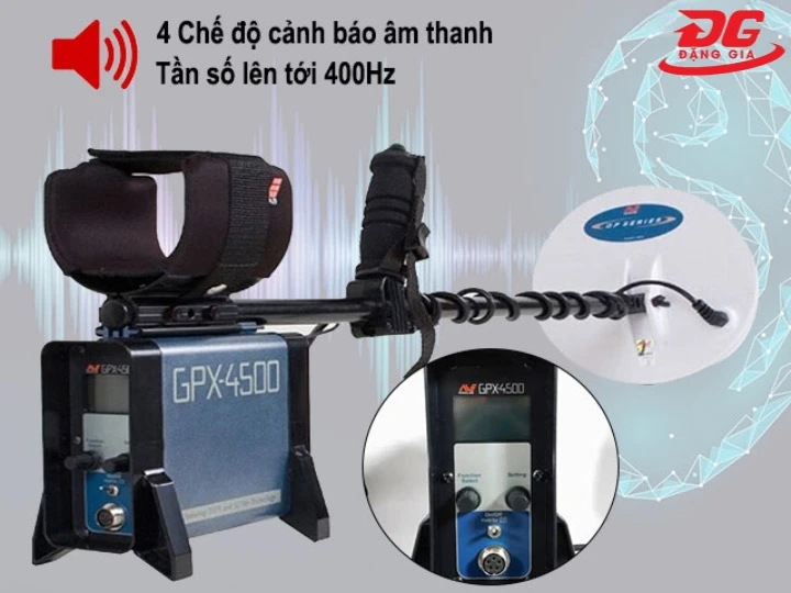 Âm thanh máy dò vàng GPX 4500 to rõ