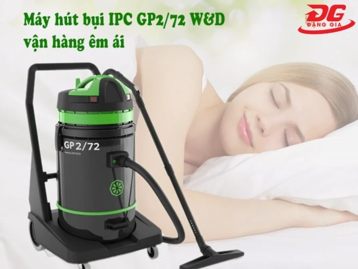 Máy hút bụi hút nước IPC GP2/72 W&D có độ ồn thấp