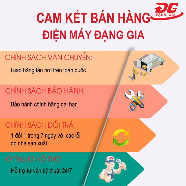Cam kết khi mua máy dò tìm kim loại MD-008 tại đặng gia