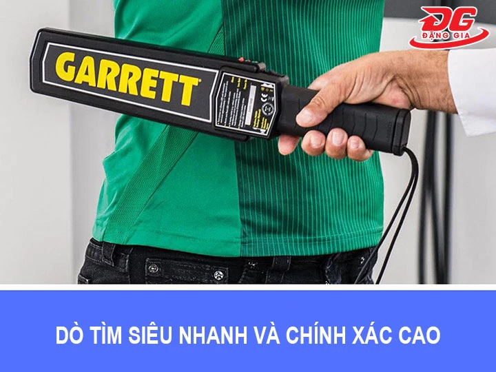 Máy dò kim loại Garrett dò tìm siêu nhanh
