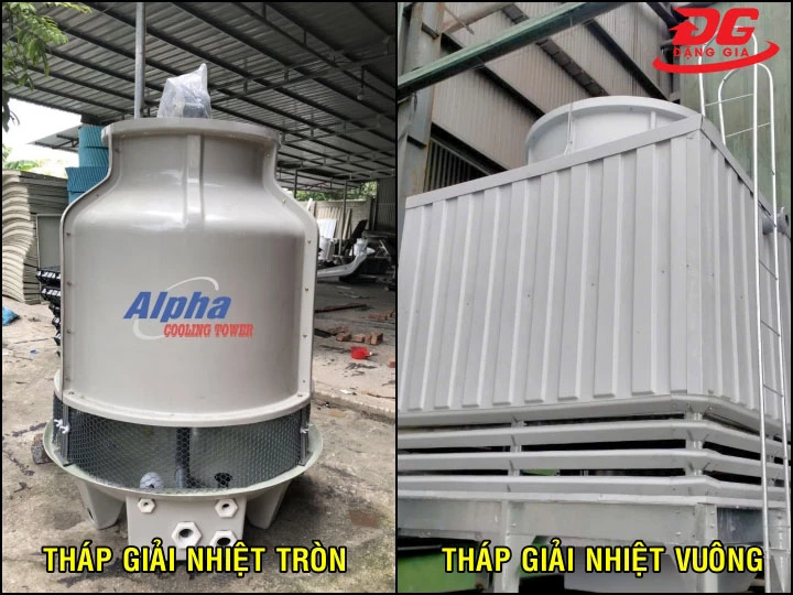 Tháp giải nhiệt nước Alpha tròn và vuông