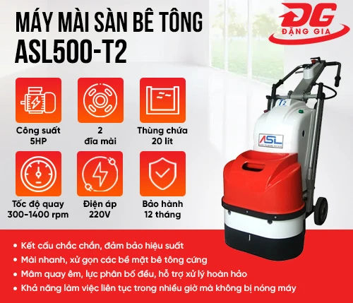 Máy mài sàn bê tông ASL500-T2 2