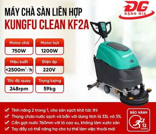 Máy chà sàn liên hợp Kungfu Clean KF2A 2