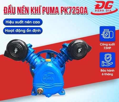 Đầu nén khí Puma Đài Loan PK7250A (7.5HP) 2