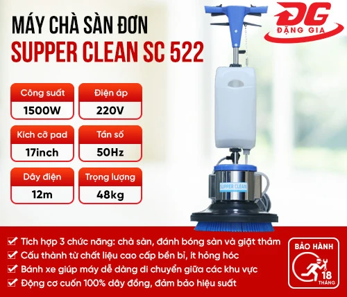 Máy chà sàn công nghiệp Supper Clean SC 522 2