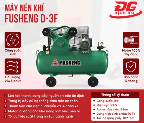 Máy nén khí Fusheng D-3F 2