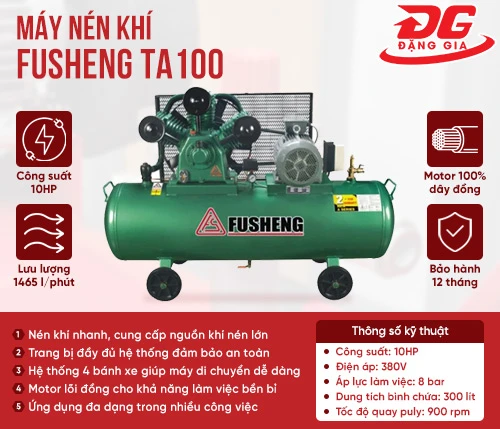 Máy nén khí Fusheng TA100(10HP) 2