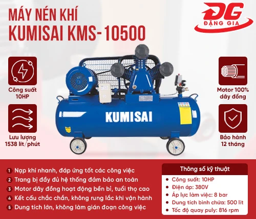 Máy nén khí Kumisai KMS-10500 2