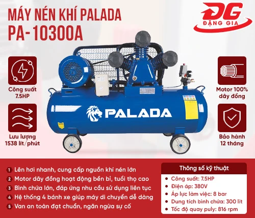 Máy nén khí Palada PA-10300A 2