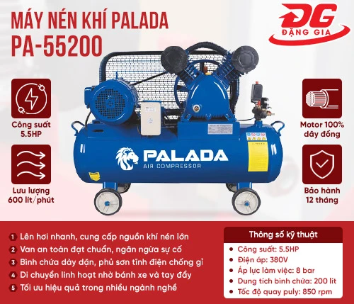 Máy nén khí Palada PA-55200 2