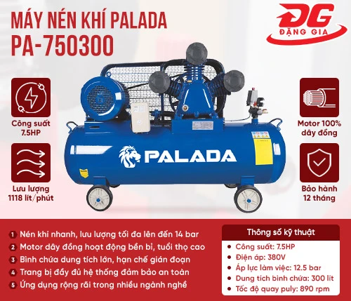 Máy nén khí Palada PA-750300 2