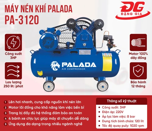 Máy nén khí Palada PA3120 2