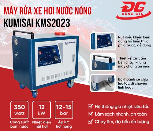 Máy rửa xe hơi nước nóng Kumisai KMS2023 2